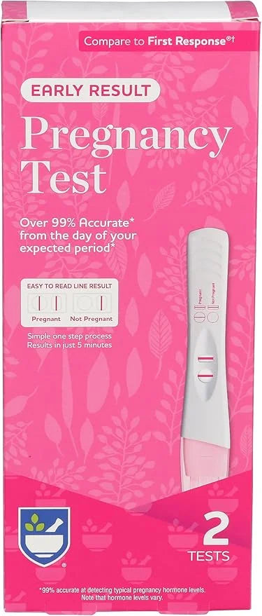 Rite Aid Early Result Pregnancy Test, 2 Count