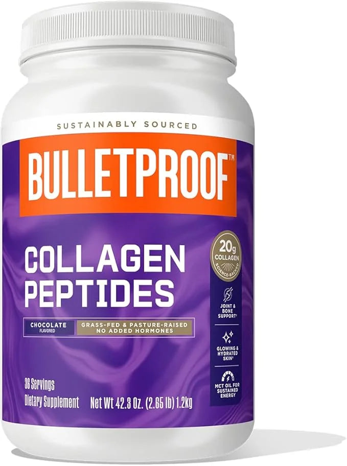 Bulletproof Chocolate Collagen Protein Powder 19g Protein, 42.3 Oz,