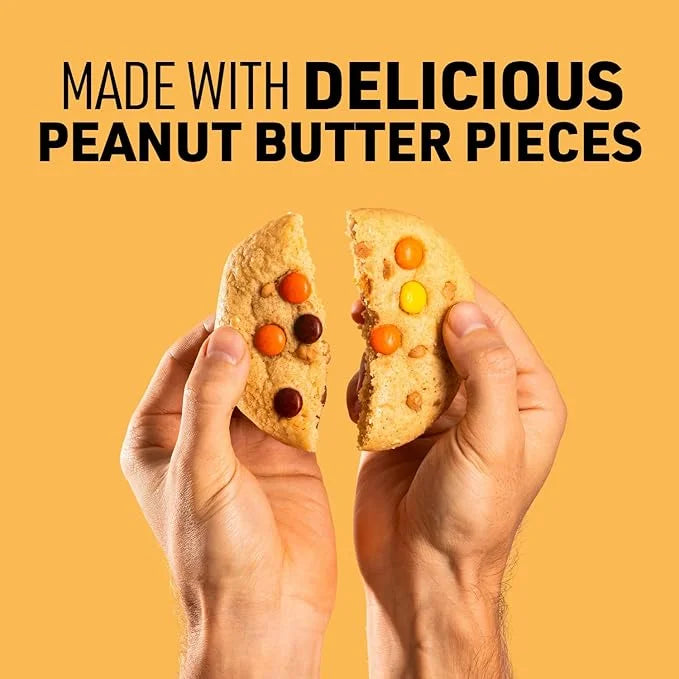 CTRL Peanut Butter Piece Protein Cookies - Soft Baked Cookies with Rich and Creamy Peanut Butter Pieces - Nutrition Packed...