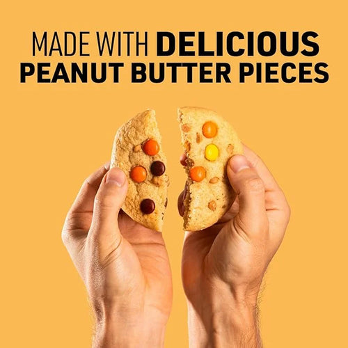 CTRL Peanut Butter Piece Protein Cookies - Soft Baked Cookies with Rich and Creamy Peanut Butter Pieces - Nutrition Packed...