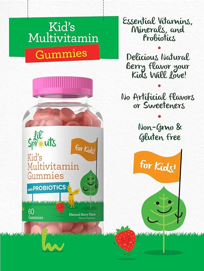 Carlyle Kids Multivitamin Gummies with Probiotics 60 Chewables