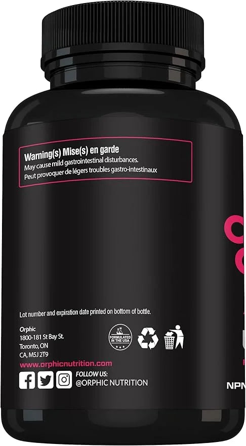 ORPHIC NUTRITION Collagen Peptides Capsules Women,1800mg Multi 90 Caps