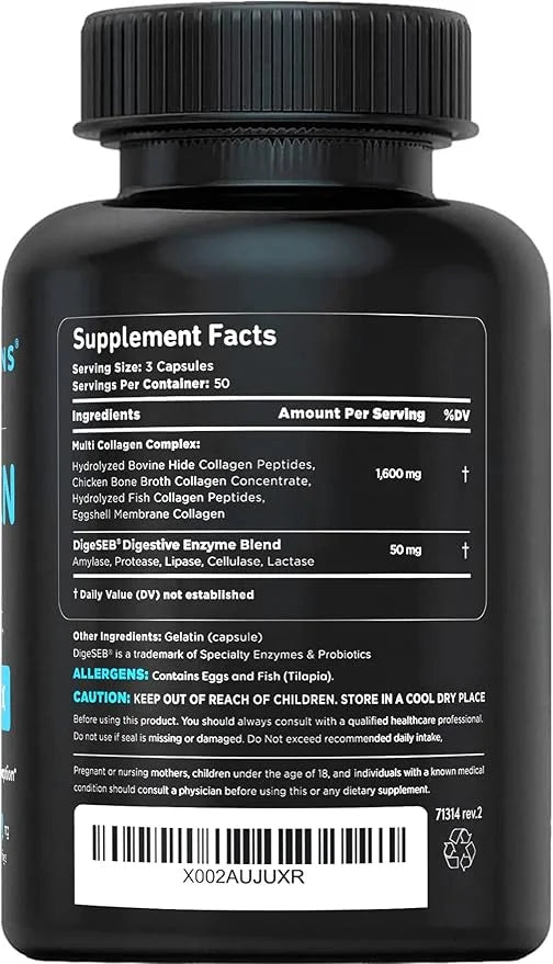 Vital Vitamins Collagen for Women & (2 Pack) 300 Capsules