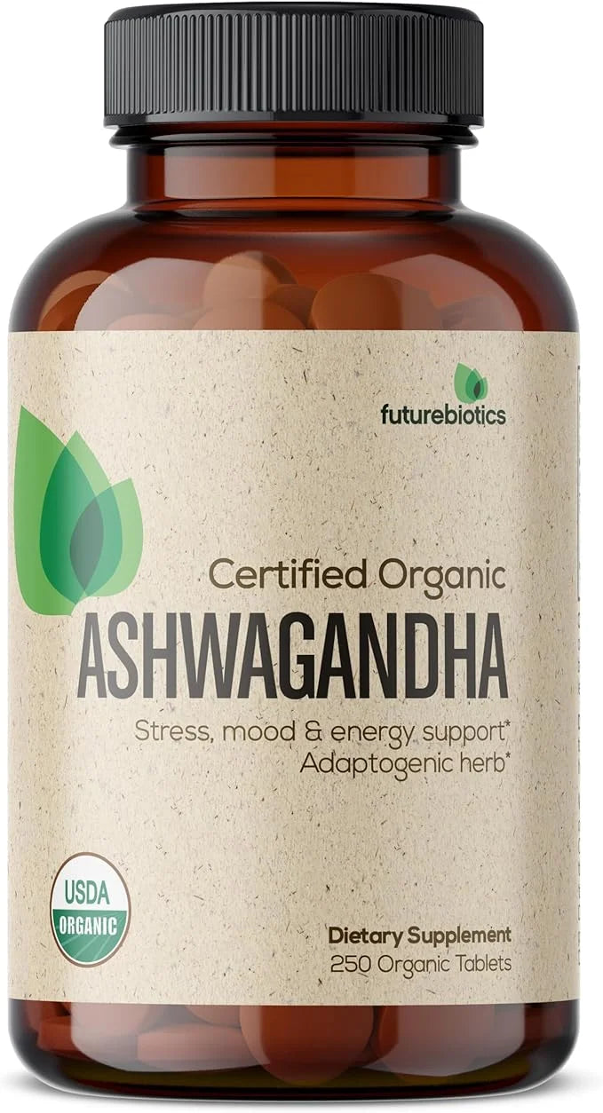 Futurebiotics Certified Organic Ashwagandha Stress Mood 250 Organic