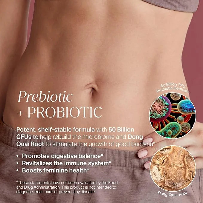 by Dr. Vonda Essential Gluten-Free Probiotics (3 Pack), 50 Billion