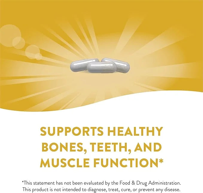 Nature’s Way Calcium-Magnesium-Vitamin D3 250 Capsules
