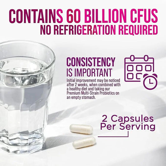 Probiotics, 60 Billion CFU per Serving, 180 Capsules