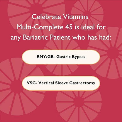 Celebrate Vitamins Multi-Complete, 45mg Iron – (180 Capsules)