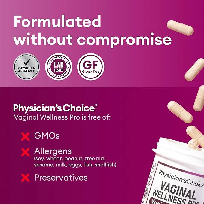 Physician's CHOICE Vaginal Probiotics for Women 6B CFU 60 CT