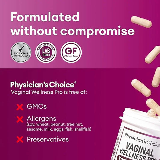Physician's CHOICE Vaginal Probiotics for Women 6B CFU 60 CT