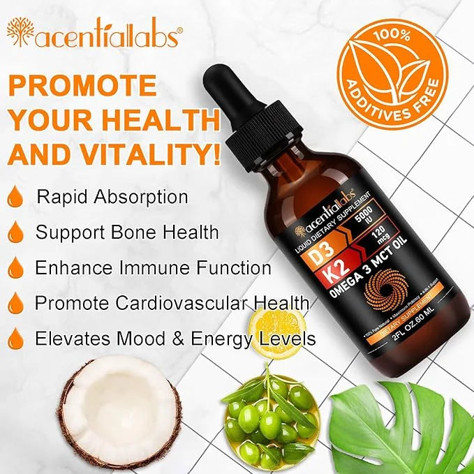 Liquid Vitamin D3 K2,Vitamin D Drops,Vitamin D3 K2,Liquid Vitamin D,Vitamin D Liquid,Organic Vitamin D,D3 K2 Vitamin Suppl...