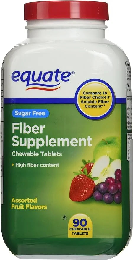 Equate - Fiber Supplement, 90 Chewable