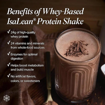 IsaLean Protein Shake - Complete Superfood Meal Replacement Shake for Maintaining Healthy Weight and Lean Muscle Growth wi...