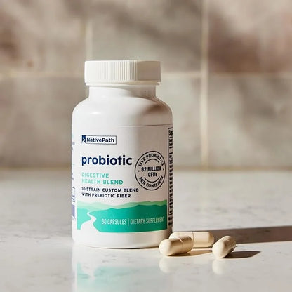 NativePath Daily Probiotic, 10-Strain Custom Blend 82 Billion 60 Count