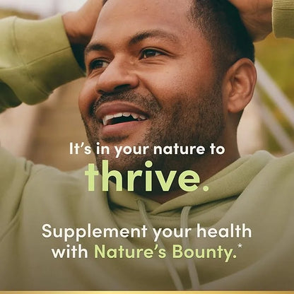 Nature's Bounty Iron 65mg, 325 mg Ferrous Sulfate, Cellular Energy Support, Promotes Normal Red Blood Cell Production, 100...