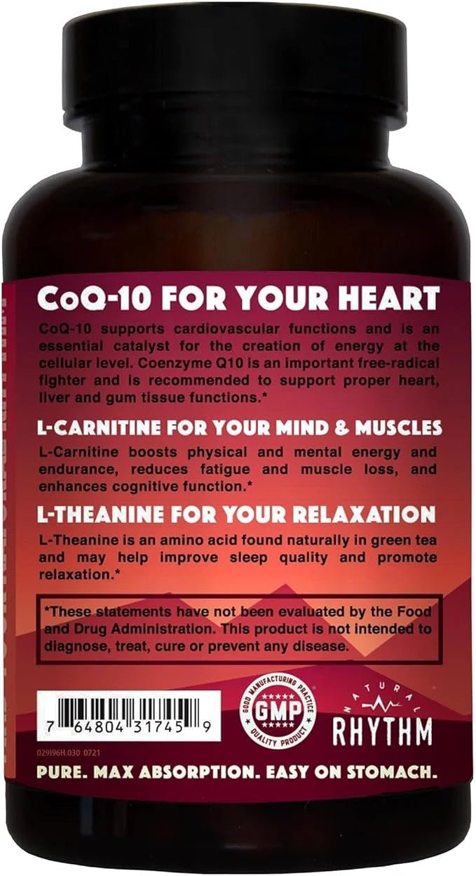 Natural Rhythm CoQ10-ZEN (Coenzyme Q10 + 30 Capsules
