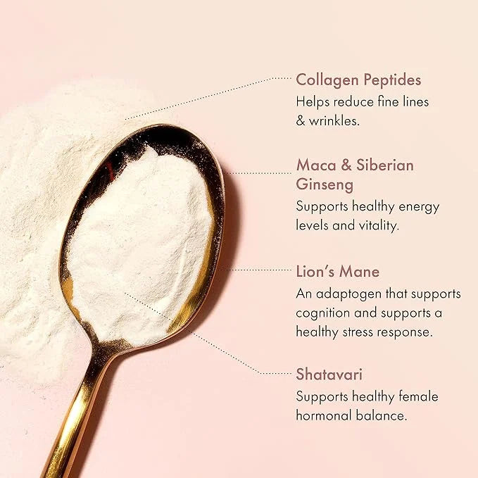 Winged Wellness Glow Up AM Collagen B12 I 21 Servings