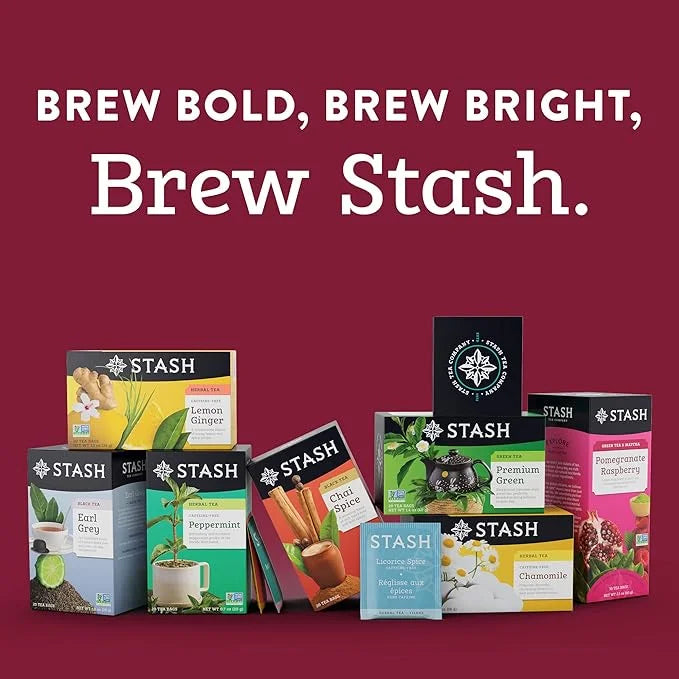 Stash Tea Chai Green Tea - Caffeinated, Non-GMO Project Verified Premium Tea with No Artificial Ingredients, 20 Count (Pac...