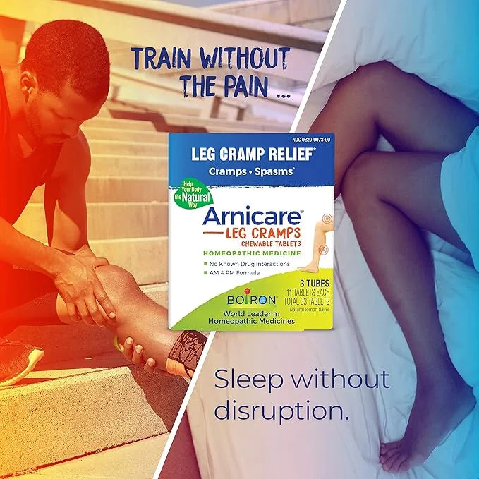 Boiron Arnicare Leg Cramps for Day and Night Relief from Cramping and Stiffness in Feet or Calves - 33 Tablets - Product I...