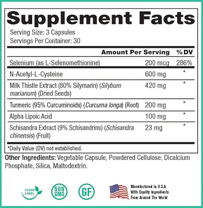 Peak Pure & Natural Peak Liver 90 Capsules