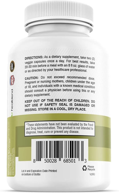 Liver Support - Natural Milk Thistle 60 Veggie (30 Days