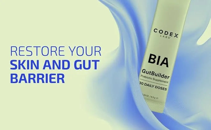 Codex Labs BIA GutBuilder – Supports Gut Health & Immunity - Fortifies Gut Microbiome & Skin Barrier with Prebiotics & Sup...