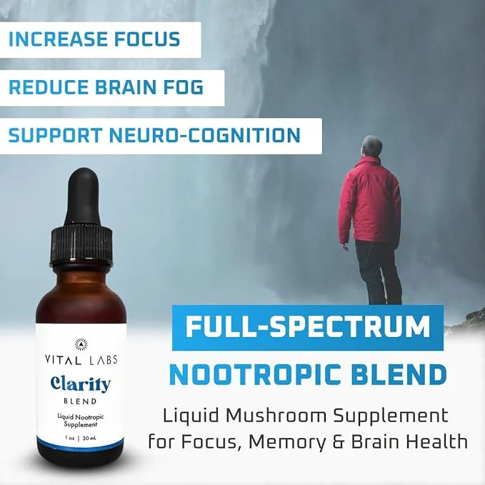 Clarity Tincture - Organic Lions Mane