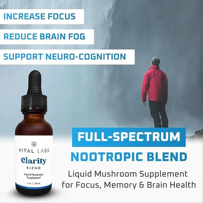 Clarity Tincture - Organic Lions Mane