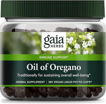 Gaia Herbs Oil of Oregano - Immune and Antioxidant Support Supplement to Help Sustain Overall Well-Being - with Oregano Oi...
