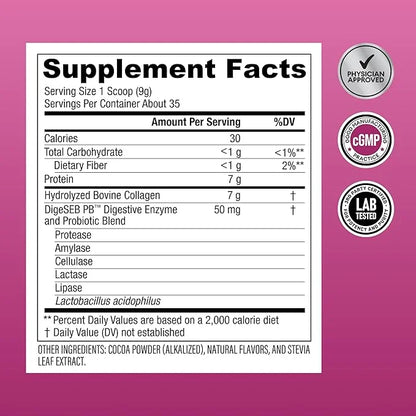 Physician's CHOICE Collagen Peptides Powder (Hydrolyzed Protein
