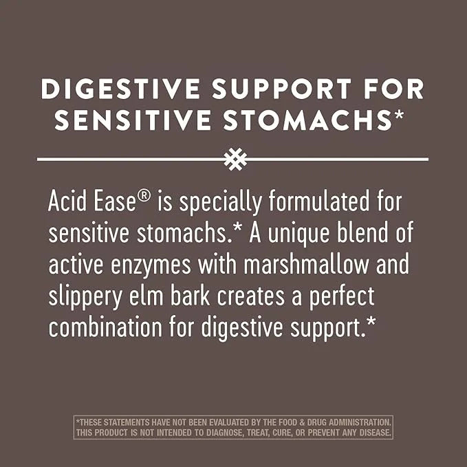 Nature's Way Acid-Ease Digestion Formula, Digestive 180 Vegan