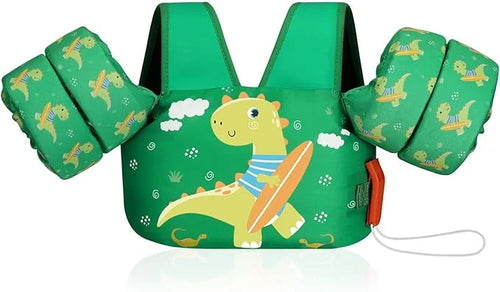 Moko Toddler Swim Vest for Kids, 20-50 lbs/22-66 lbs Clearance Swim Arm Band Cartoon Swimming Wings Pool Float Vests Sleev...