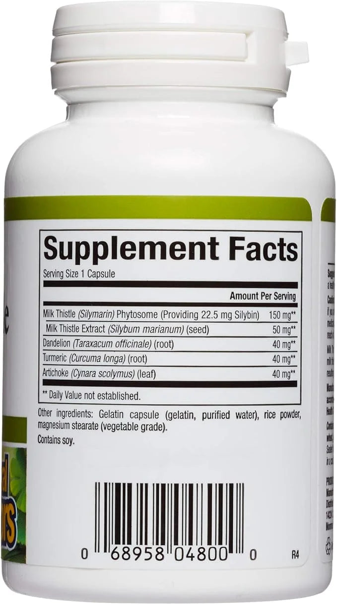 HerbalFactors by Natural Factors, Milk Thistle 90 capsules (90 servings)