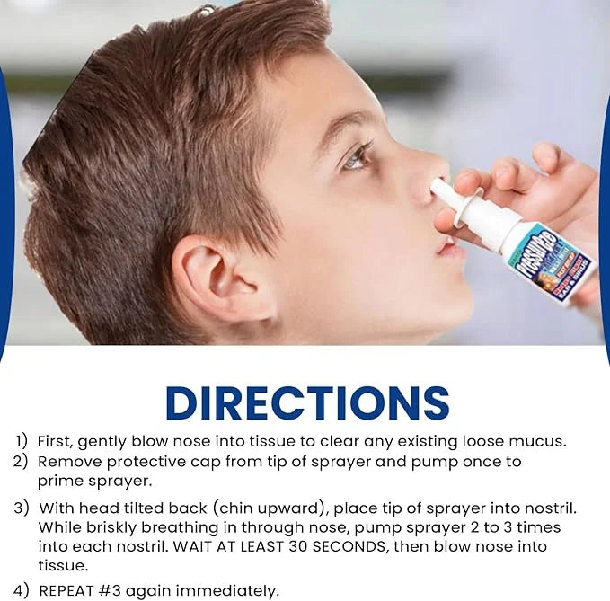 All Natural Preservative-Free Sterile Nasal Spray 130 Sprays, 18 ml