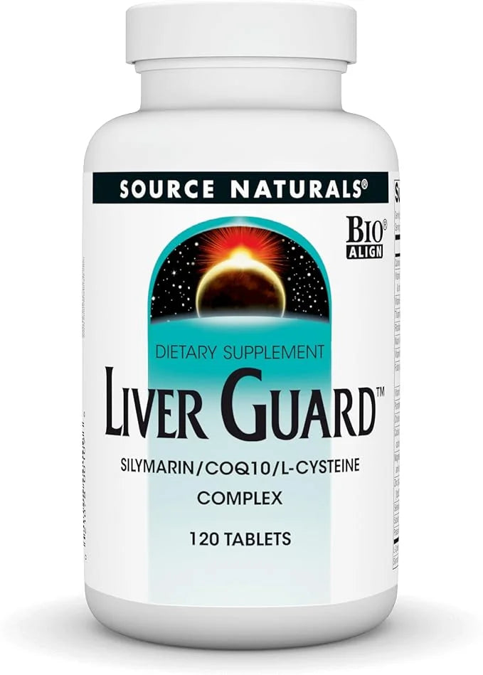 Source Naturals Liver Guard, with Silymarin, CoQ10, L-Cysteine 120 Tablets