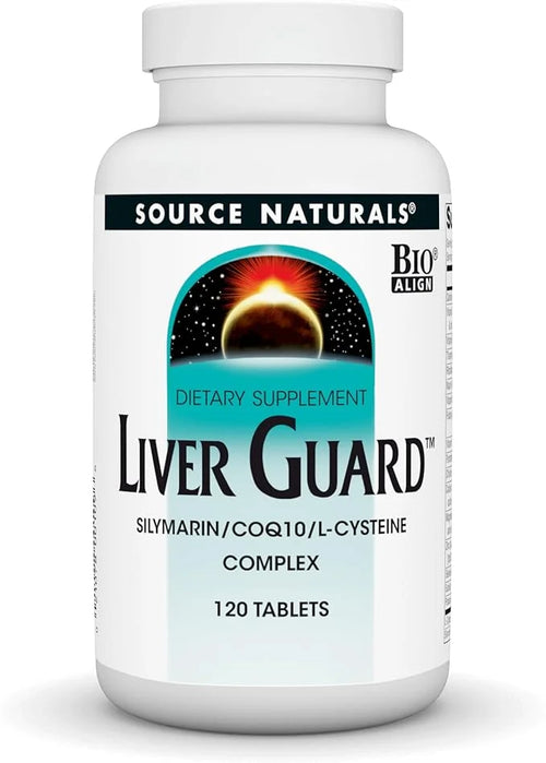 Source Naturals Liver Guard, with Silymarin, CoQ10, L-Cysteine 120 Tablets