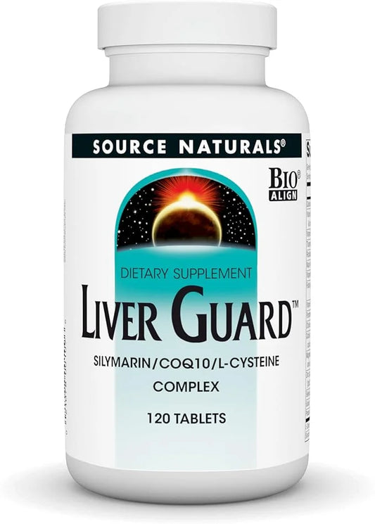 Source Naturals Liver Guard, with Silymarin, CoQ10, L-Cysteine 120 Tablets