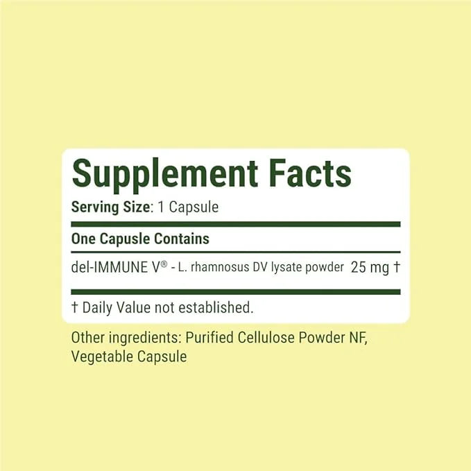 Del-Immune V Daily by Stellar Biotics, All-Natural Immune Support & Gut Health, Immediate Care, Metabiotic: NextGen Probio...