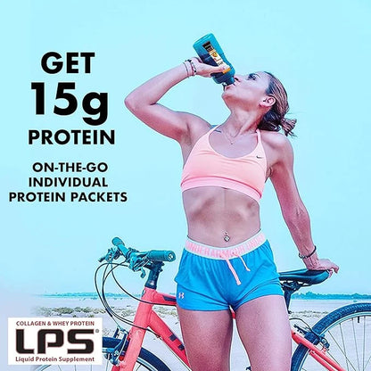 Sugar-Free Liquid Collagen & Whey Protein Supplement