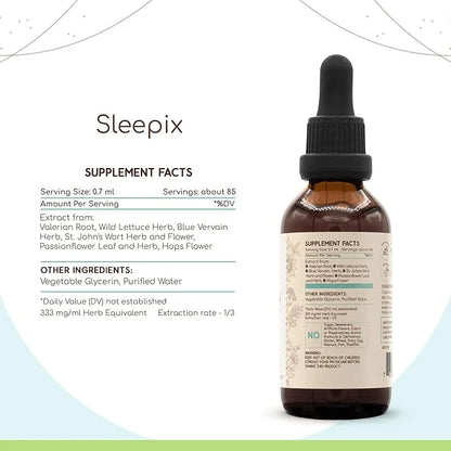 Sleepix B60 Alcohol-Free Extract Tincture, Concentrated 2 Oz