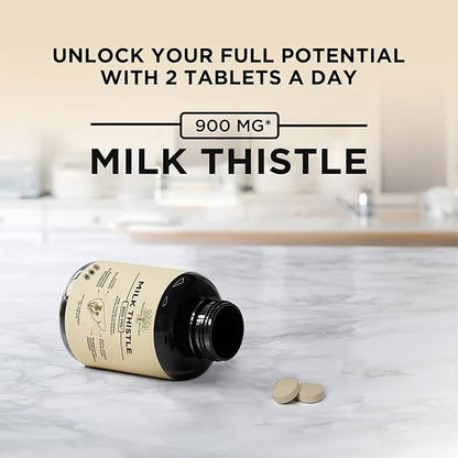 Premium Milk Thistle 900MG Liver & 120 Tablets