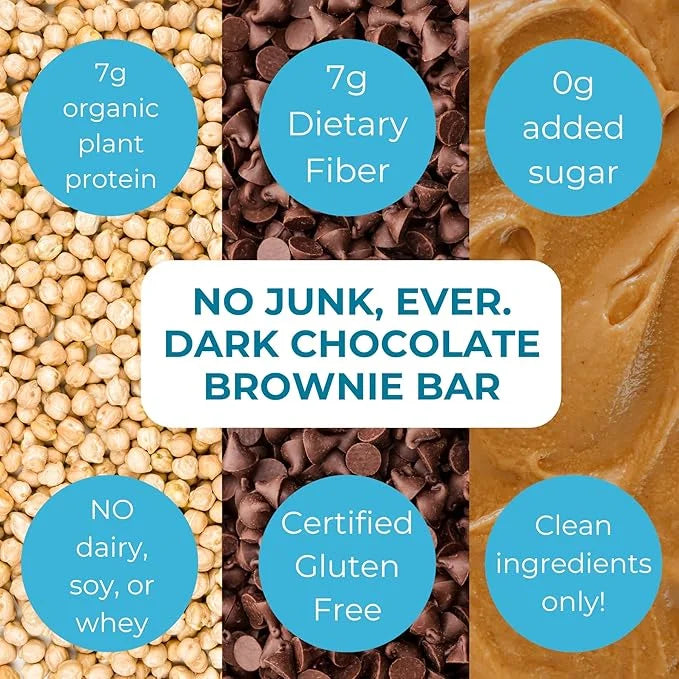 Vegan Keto Superfood Protein Bars, by B.T.R. - Low Carb, Plant Based, and Gluten Free | 4 Bars | Free of Sugar Alcohols an...