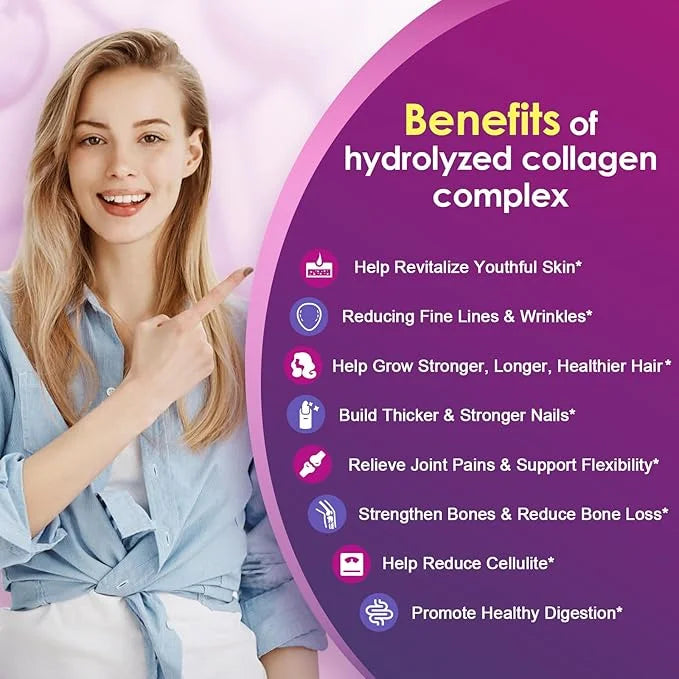 NATURE TARGET Multi Collagen Peptides Powder 50 Servings