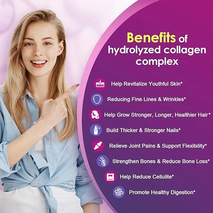 NATURE TARGET Multi Collagen Peptides Powder 50 Servings