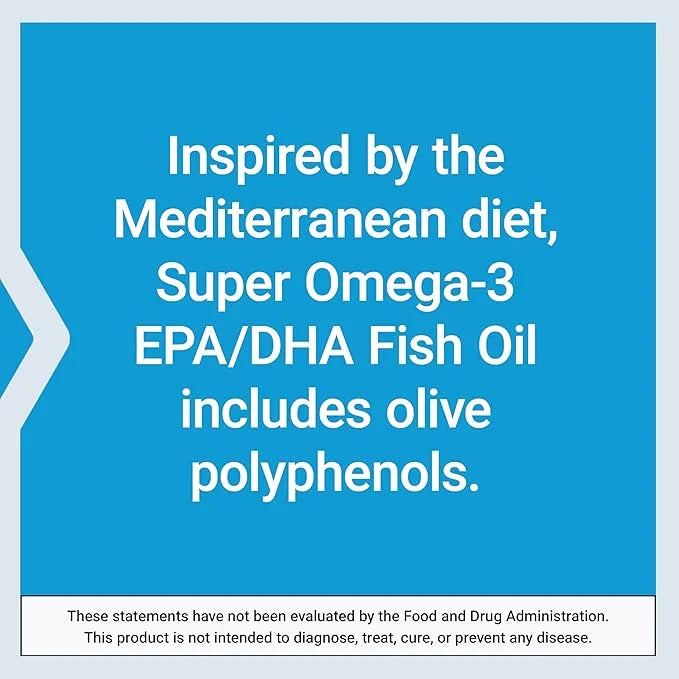 Life Extension Super Omega-3 EPA/DHA Fish 120 Softgels