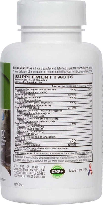 PuraCell Detox Maximum Strength Cleanse Supplement (120 Count)