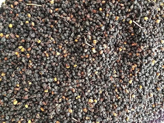 Organic Bio Herbs-Organic Dried Elderberry Fruit 16 Oz.-1 Oz.-1 lb