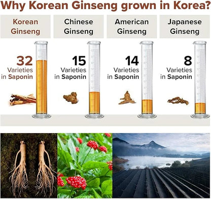 Korean Red Ginseng Extract 3000mg Everyday, Rg3, Panax 6 years 30Packets in 1 set