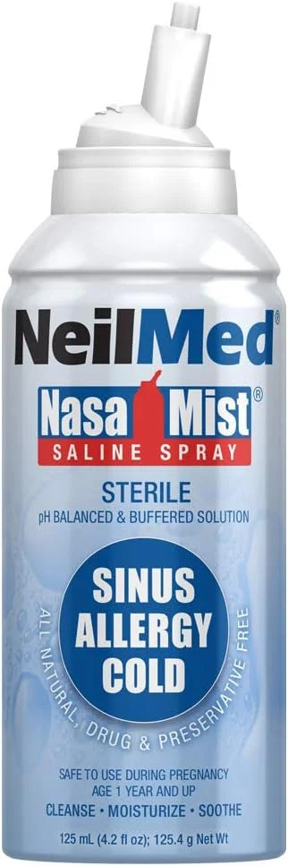 Neilmed Nasamist Saline Spray, 4.2 Fluid