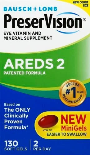PreserVision AREDS 2 Eye Vitamin & 130 Softgels